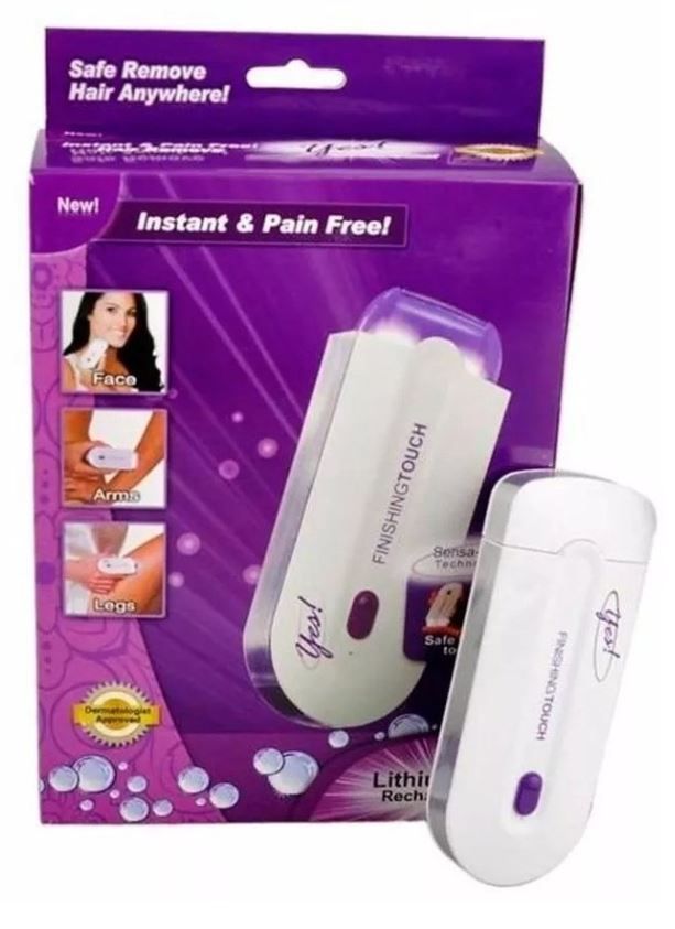 Painless Electric Hair Remover for Women – Rechargeable Facial & Body Hair Trimmer with LED Light | Portable Bikini, Arms & Face Shaver