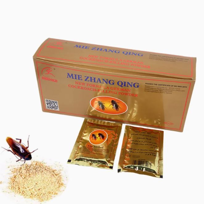 Cockroach Killer Powder – Powerful German Roach Bait Pest Control | Long-Lasting Cockroach Exterminator for Home & Kitchen