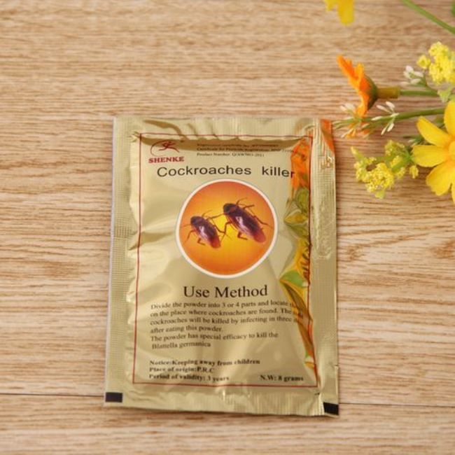 Cockroach Killer Powder – Powerful German Roach Bait Pest Control | Long-Lasting Cockroach Exterminator for Home & Kitchen