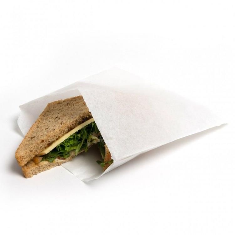 Multipurpose Greaseproof Paper Food Bags – Oil Resistant Kraft Takeaway Packaging Pouches for Burgers, Fries, Sandwiches, Bakery & Fast Food