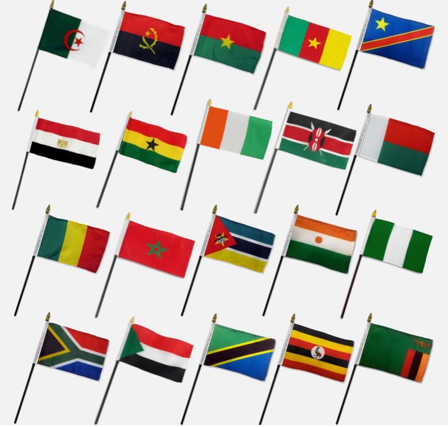Mini National Desk Flags with Stand – Handheld World Country Flag Table Display for Office, School & Patriotic Events