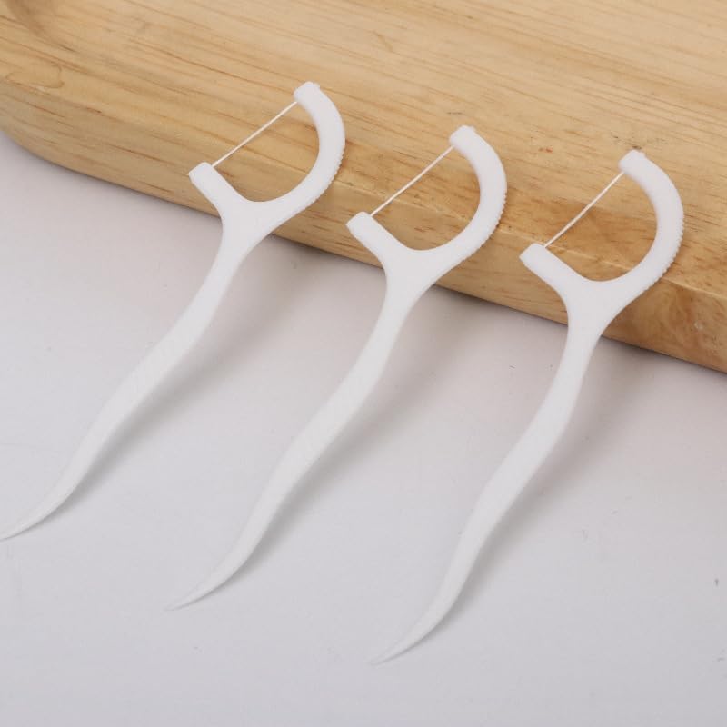 Dental Floss Picks Toothpicks – 2-in-1 Disposable Teeth Cleaning Floss Sticks for Oral Hygiene (50 PCS Pack)
