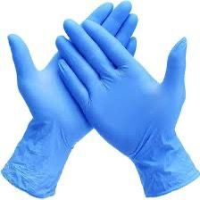 Multipurpose Disposable Nitrile Gloves 100PCS – Powder & Latex Free, Food Grade, Waterproof, Heavy Duty Protective Gloves for Cleaning, Food Handling & Industrial Use