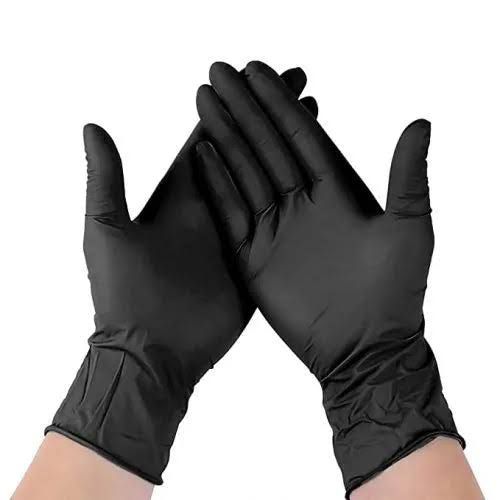 Multipurpose Disposable Nitrile Gloves 100PCS – Powder & Latex Free, Food Grade, Waterproof, Heavy Duty Protective Gloves for Cleaning, Food Handling & Industrial Use