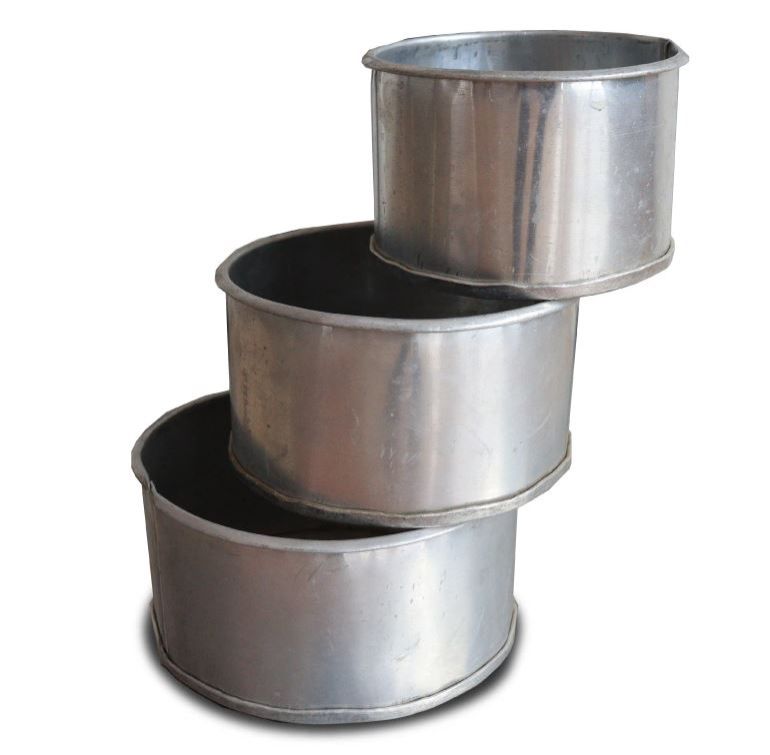 Handcrafted Aluminium Cake Baking Tins – Durable Jua Kali Cake Pans Set | Round/Square/Heart Baking Moulds for Home & Bakery Use (Multiple Sizes) - 1 PIECE ONLY