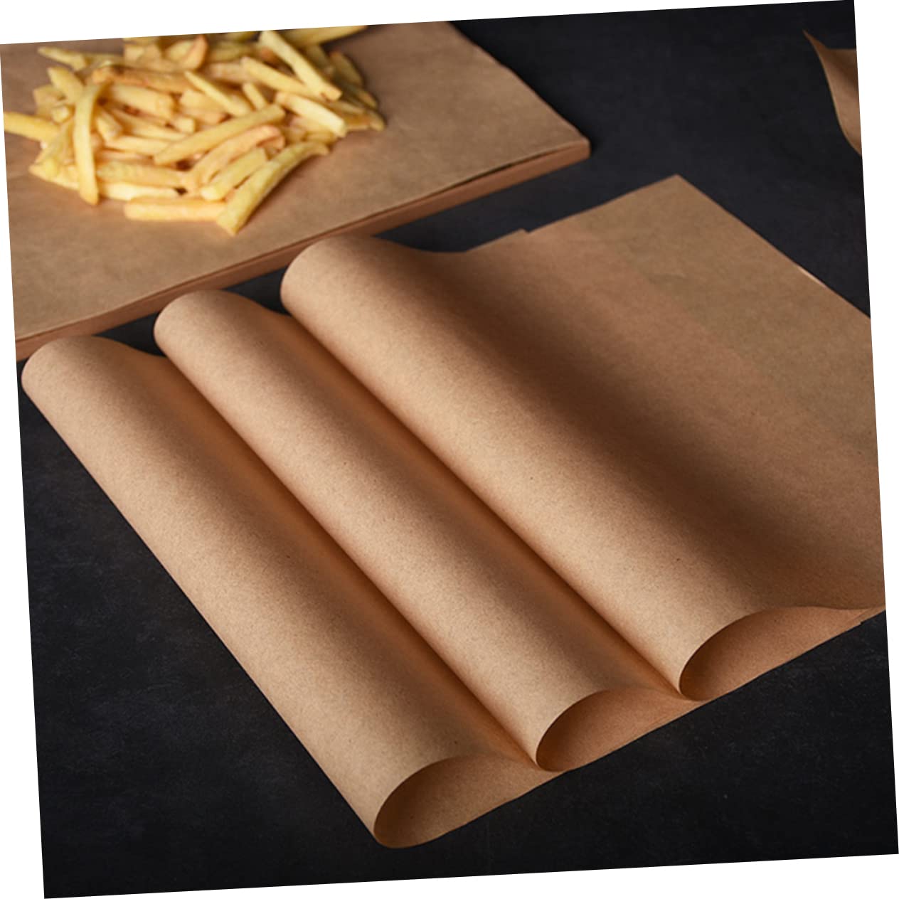Food-Grade, Non-Stick, Greaseproof Baking & Wrapping Paper for Oven, Air Fryer & Cooking Use. Parchment Paper- White Sheets – 30 x 20 INCH / 76 x 51 CM
