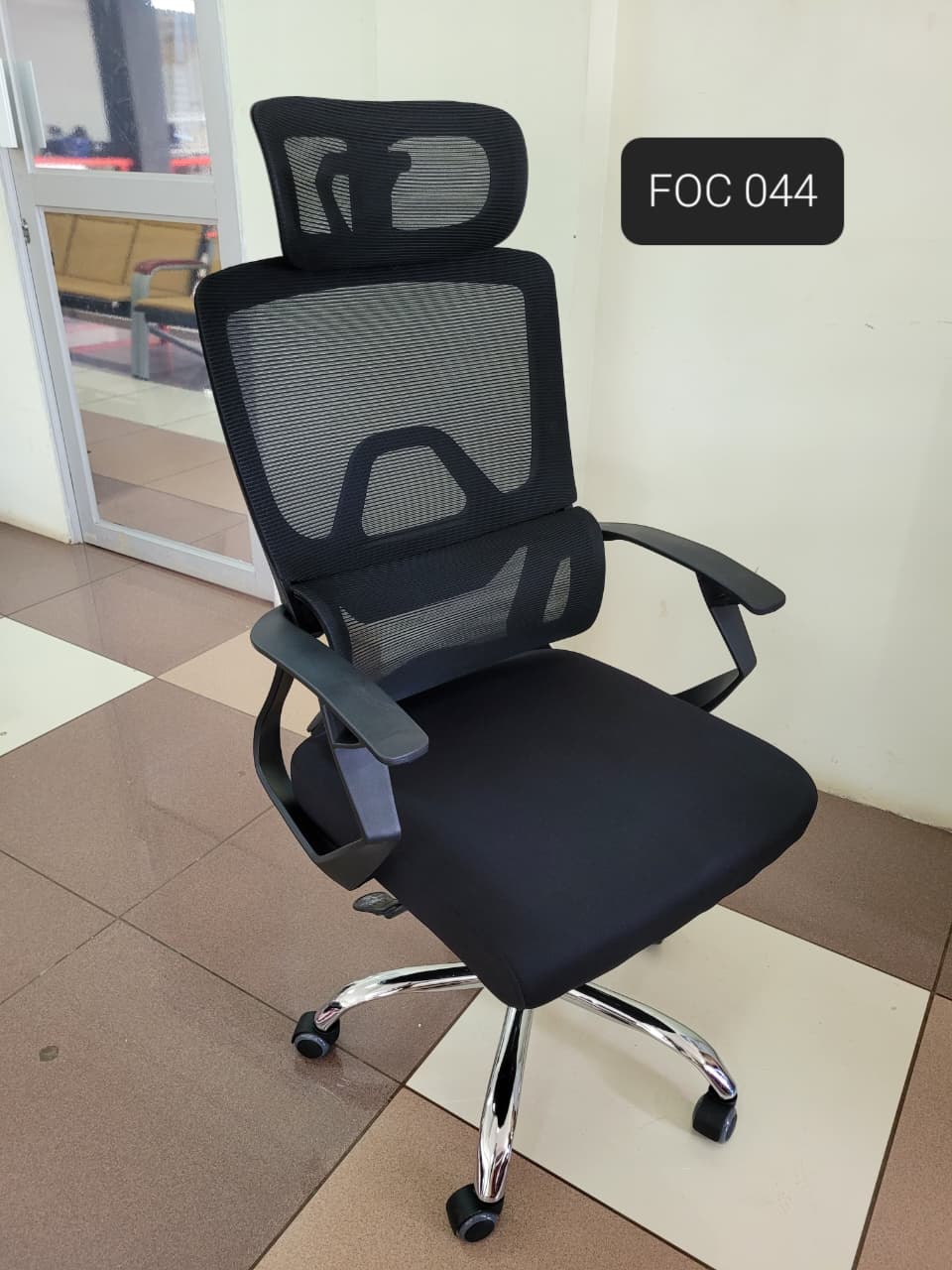 🪑✨ Orthopedic High Back Mesh Office Chair ✨with Headrest & Lumbar Support | Ergonomic Managerial Desk Chair for Office & Home