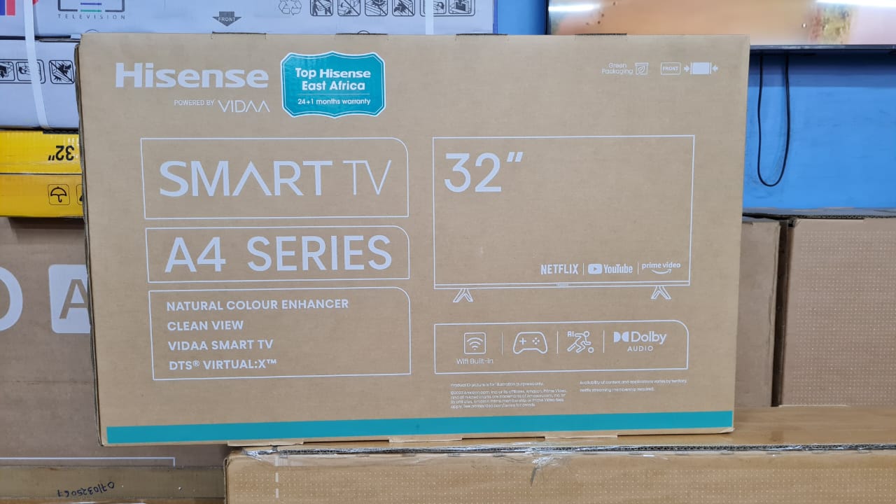 Hisense 32 Inch Smart TV 📺🔥 | HD LED | Wi-Fi, HDMI & USB | Android Smart TV | Netflix, YouTube & Chromecast Ready | Compact Frameless Design