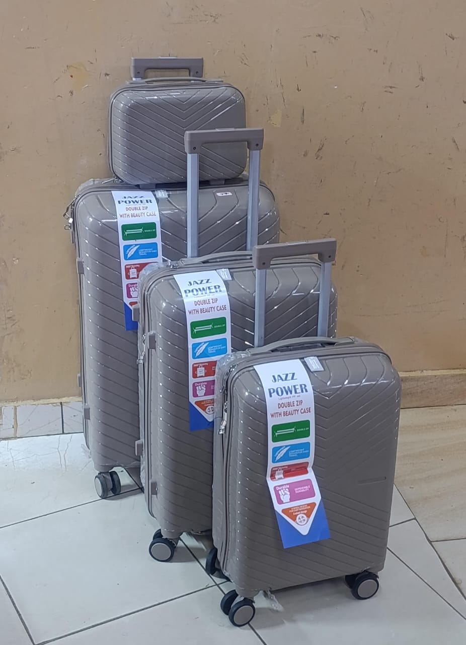 🔥 4 In 1 Luxurious Unbreakable Suitcase Set Hard Shell Luggage Spinner Wheels Telescopic Handle Durable Travel Trolley Bags Premium Quality Size 4 🧳✈️