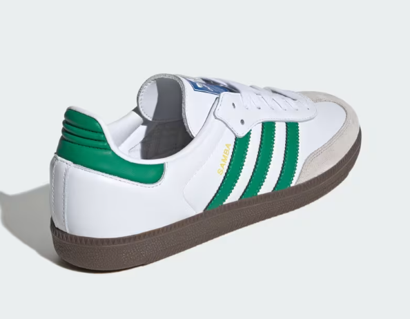 OFFER! UNISEX Original Authentic Samba white/Green Size 37-45 Men's/ Women Fashion Shoes Casual Sneakers