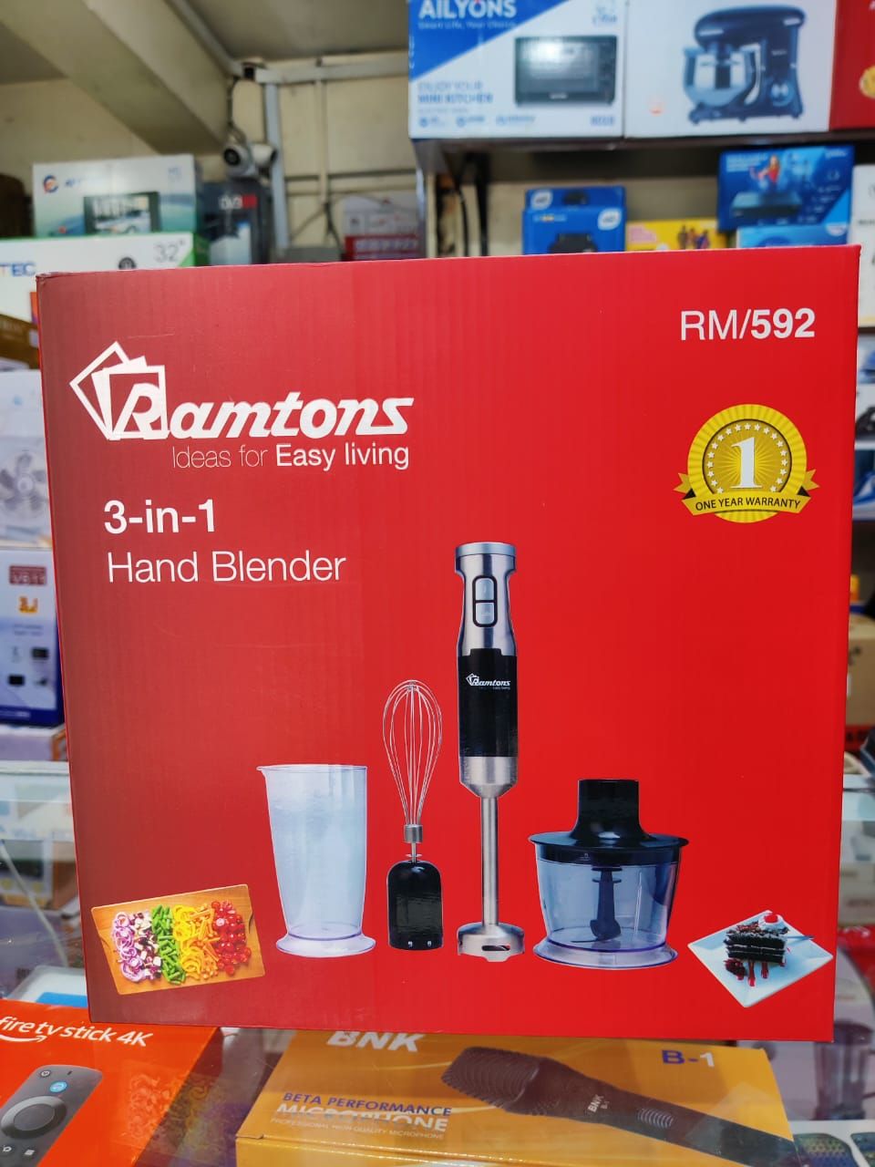 Ramtons 3-in-1 Hand Blender- RM/592
