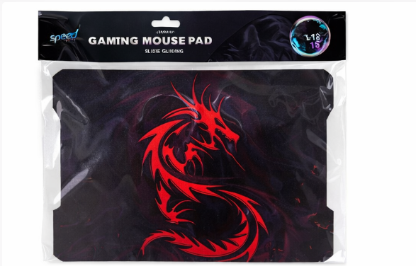 Smooth Gaming Mousepad, Non-Slip Rubber Base, Seamless & Precise Swipes, Laser & Optical Mouse Pad for Laptop Computer Office Home, Small Portable