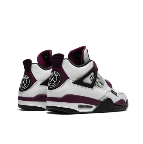 ORIGINAL AIR JORDAN 4 RETRO PSG ''Paris Saint -German'' Sneakers, High Quality Fashion Men's Shoes J4 Sneakers