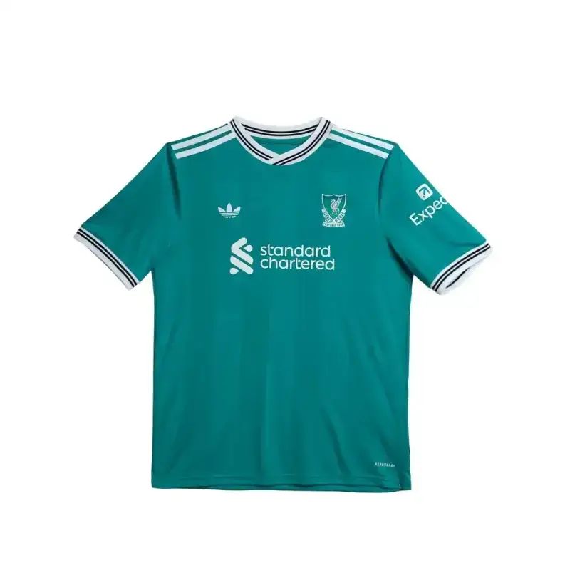 Official-Style Liverpool 25/26 Green Football Jersey – Athletic, Sweat-Wicking, Modern Training & Match Shirt