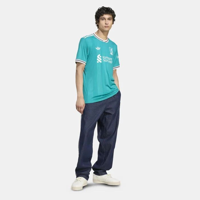 Official-Style Liverpool 25/26 Green Football Jersey – Athletic, Sweat-Wicking, Modern Training & Match Shirt