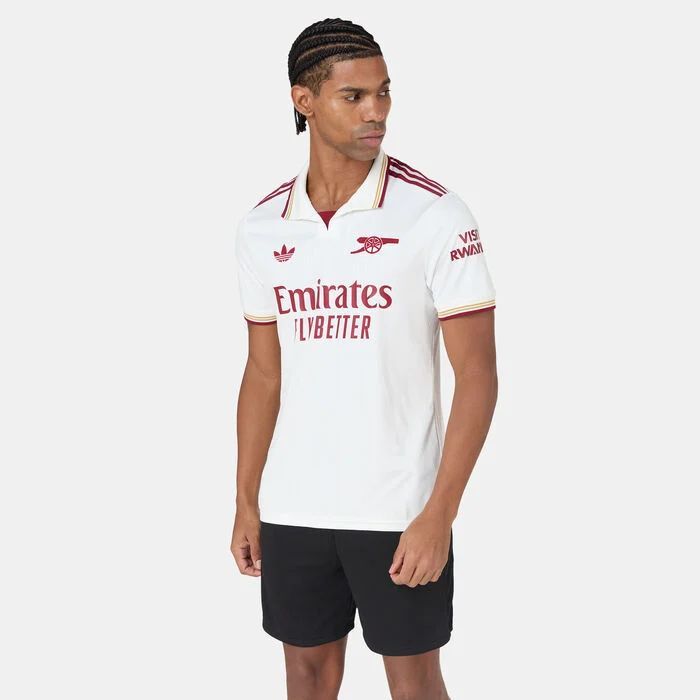 Arsenal 25/26 White Away Football Jersey – Lightweight, Performance-Driven Soccer Shirt for Matches, Training & Daily Wear