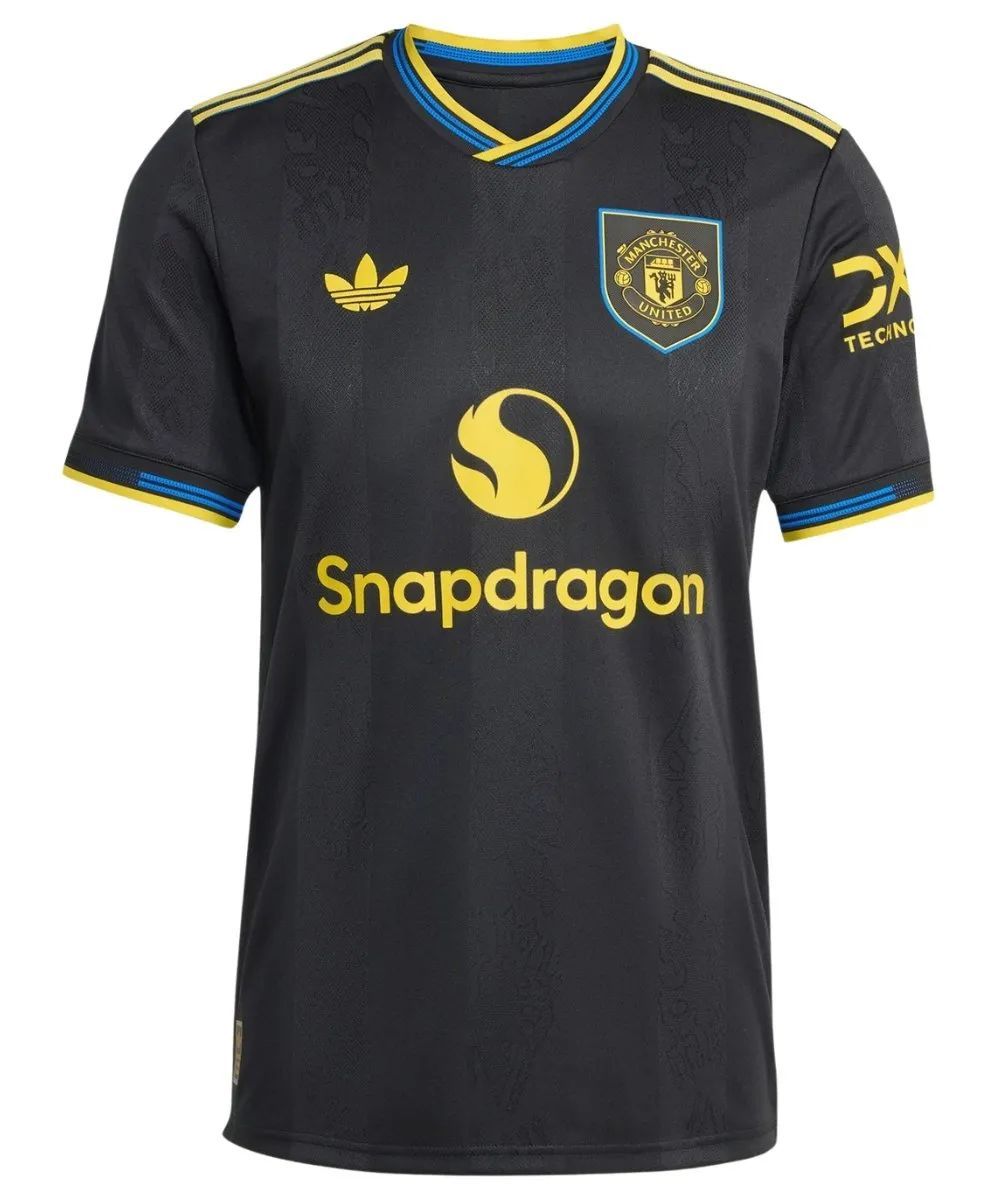 Man Utd 2025/2026 Black Away Kit – Stylish Modern Design, High-Performance Soccer Jersey for Supporters