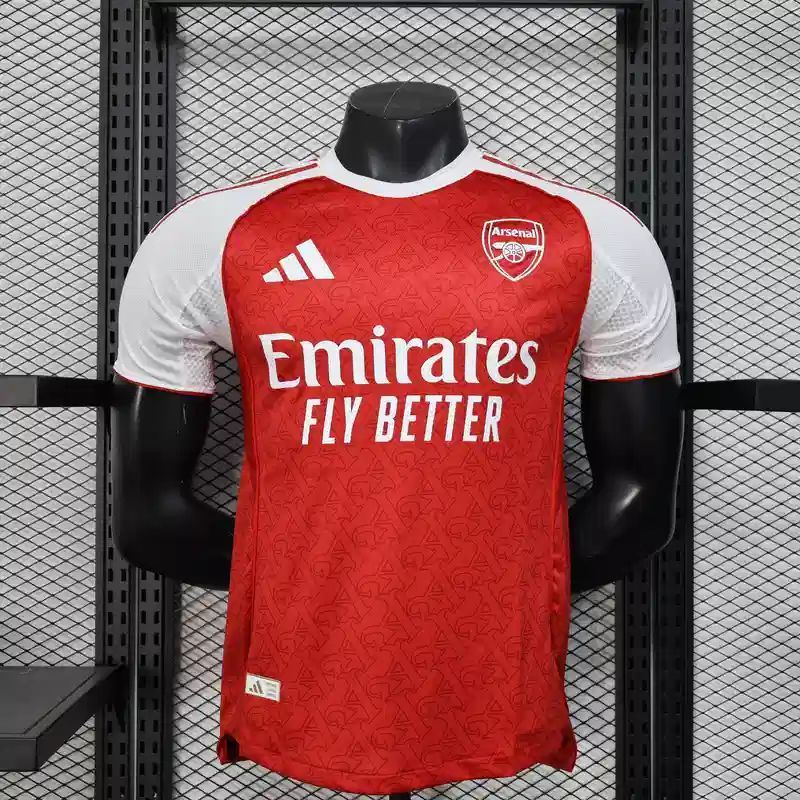 Arsenal 25/26 home red jersey. Lightweight, breathable, quick-dry fabric. Perfect for football, training, gym, and casual wear. Durable & premium finish.