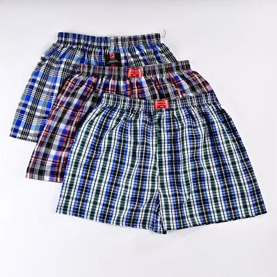 Men’s Cotton Boxer Briefs 6-Pack | Breathable Soft Stretch Underwear