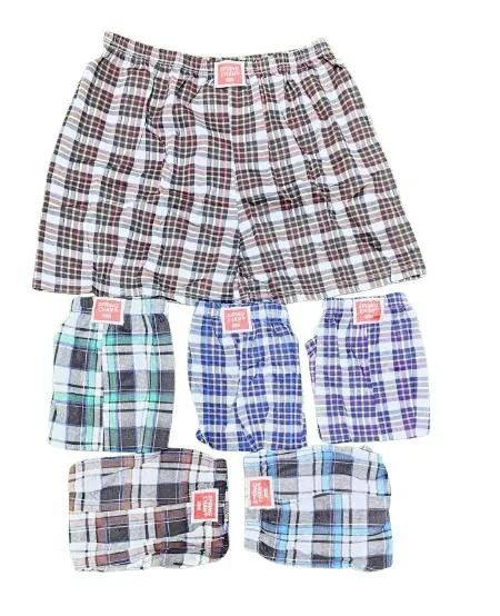 Men’s Cotton Boxer Briefs 6-Pack | Breathable Soft Stretch Underwear