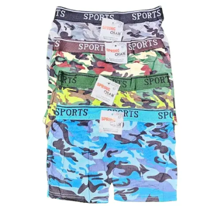 3pcs Boys Brief Boxers – Soft Stretch Cotton Underwear for Kids (2–5 Years)