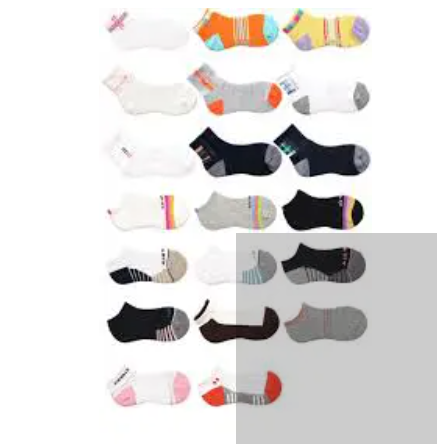6 Pairs Kids Ankle Socks – Soft Cotton, Breathable & Non-Slip Comfort for School, Play & Everyday Wear