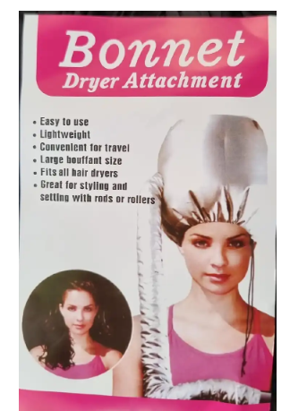 🔥Reduced price Premium Adjustable Bonnet Hair Dryer Attachment – Soft Hood Diffuser Cap for Fast Deep Conditioning, Natural, Curly & Braided Hair Care