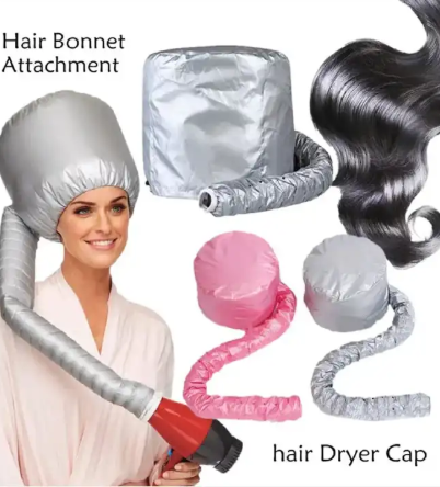 🔥Reduced price Premium Adjustable Bonnet Hair Dryer Attachment – Soft Hood Diffuser Cap for Fast Deep Conditioning, Natural, Curly & Braided Hair Care