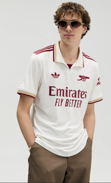 Arsenal FC2025/2026 limited offers.Jersey for men-stylish white soccer shirt,breathable fabric,premium fan Edition