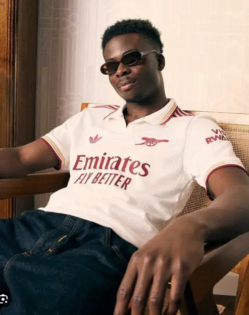 Arsenal FC2025/2026 limited offers.Jersey for men-stylish white soccer shirt,breathable fabric,premium fan Edition