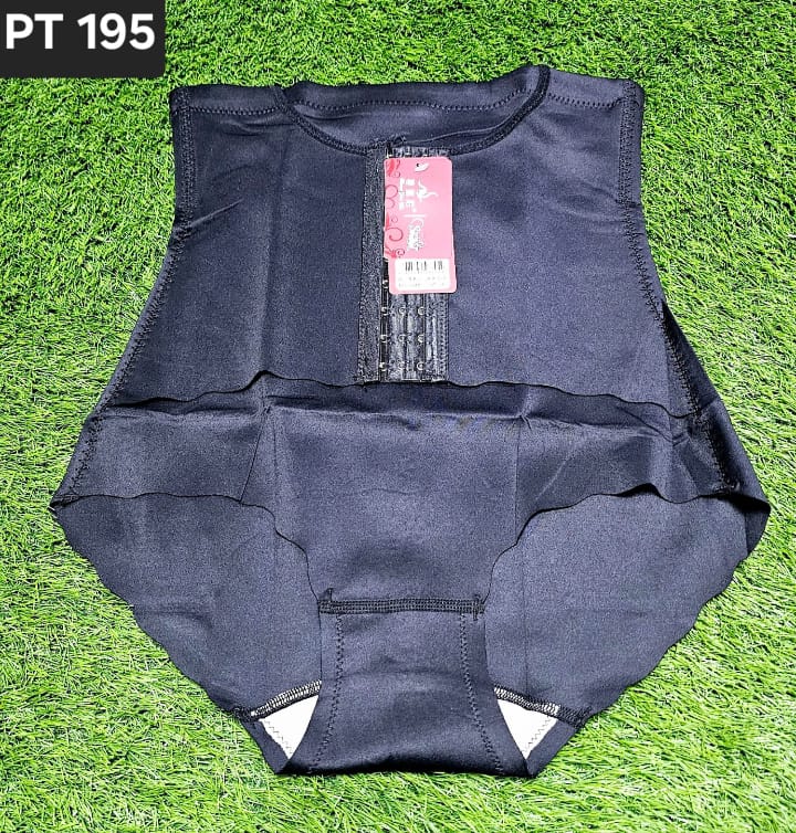 CurveShape Corset | Waist Trainer Tummy Control | Firm Compression & Back Support | Black