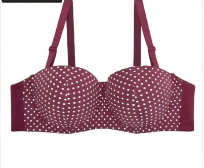 1 PC of Romantic and Dotted D-Cup Perfect Fit Bra  | Tailored for D Cup | Soft Stretch | Everyday Essential