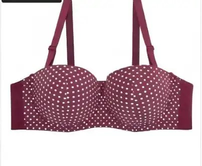 1 PC of Romantic and Dotted D-Cup Perfect Fit Bra  | Tailored for D Cup | Soft Stretch | Everyday Essential