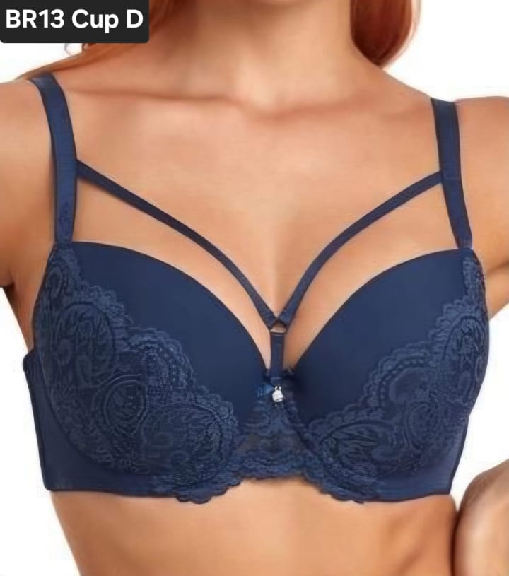 1 PC of D-Cup Sexy and Elegant  Romantic Bra | Seductive Mesh | Romantic Lingerie | Cup D
