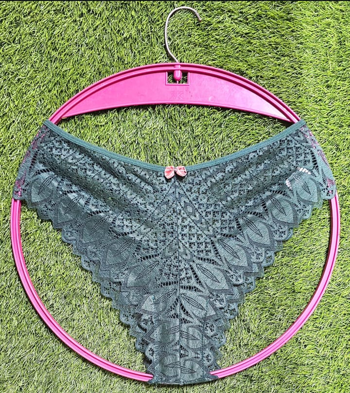 3PCS & 6PCS of LushSecret Lace Back Thong | Semi-Sheer Mesh | Romantic Lingerie | Date Night Essential