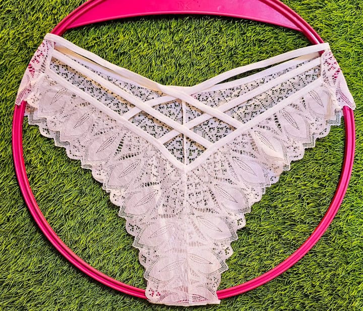 3PCS & 6PCS of LushSecret Lace Back Thong | Semi-Sheer Mesh | Romantic Lingerie | Date Night Essential