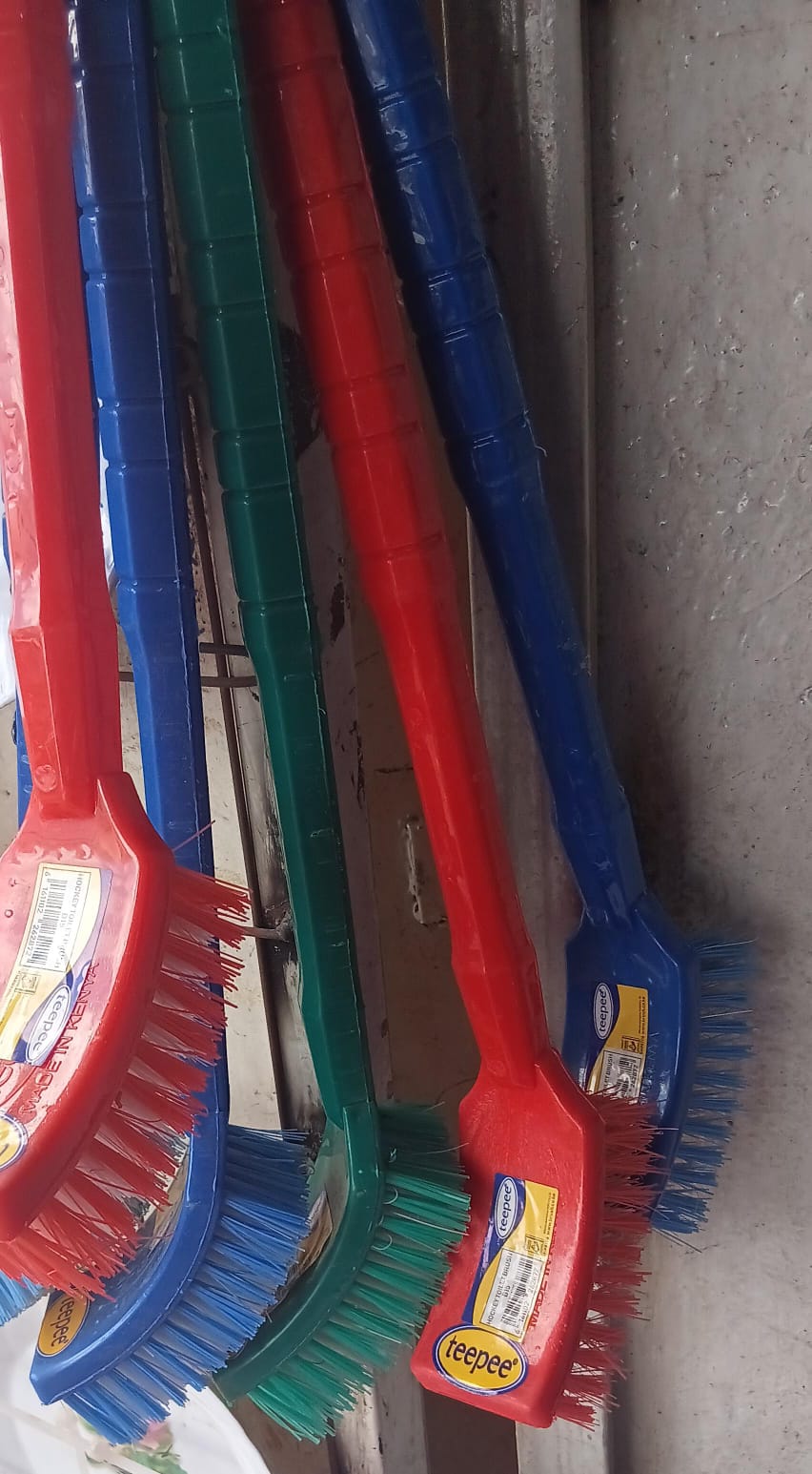 Hockey Brush – Heavy Duty Floor & Carpet Cleaning Brush (Strong Bristles)