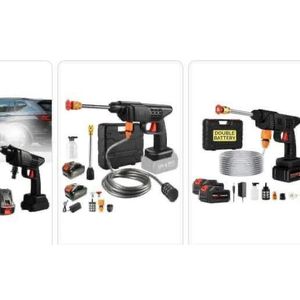 High Pressure Powerful Cordless Car Washing Machine 2 batteryCordless design, lightweight and portable, convenient to use. Copper motor design, with strong impact force, and long watering distance.