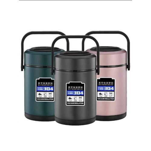 304 Stainless Steel Vacuum Thermal Lunch Box,Stainless Steel Insulated Food Jar, Lunch Box with Inner Container, Vacuum Insulated Food Flask.