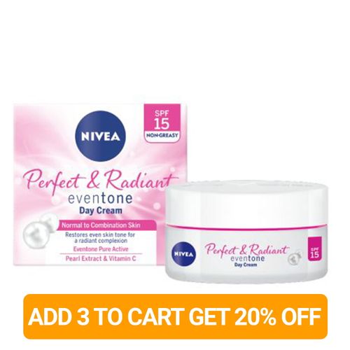 NIVEA Perfect & Radiant Even Tone Day And Night Cream For Women - 50ml