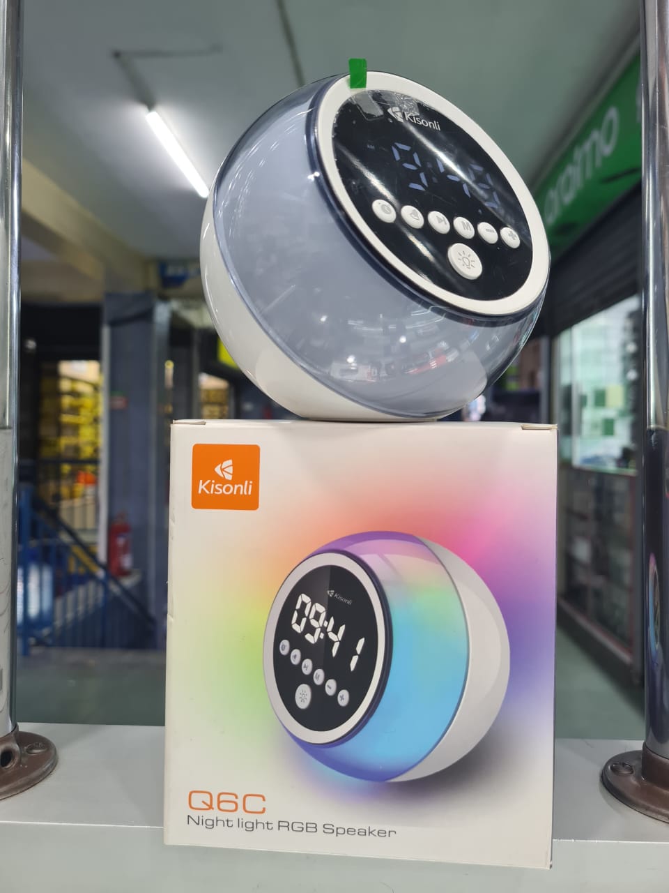 Best price for Kisonli Q6C Portable Bluetooth Speaker with LED Clock ...