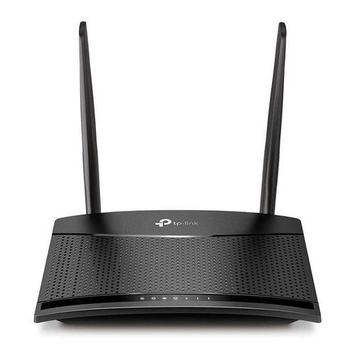 TPLink TP Link TL-MR100 300Mbps 2.4GHz Wireless N 4G LTE, Wi-Fi N300, Plug and Play, Parental Controls, Guest Network, with Micro SIM Card Slot, WiFi Router, Black
