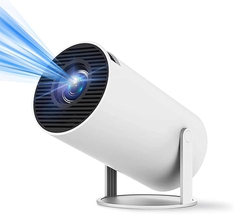 HY300 PRO Android 11 WiFi Smart Portable Projector – 1280×720P HD, 4K Support, 200 ANSI, Bluetooth 5.0 Mini Home Theater