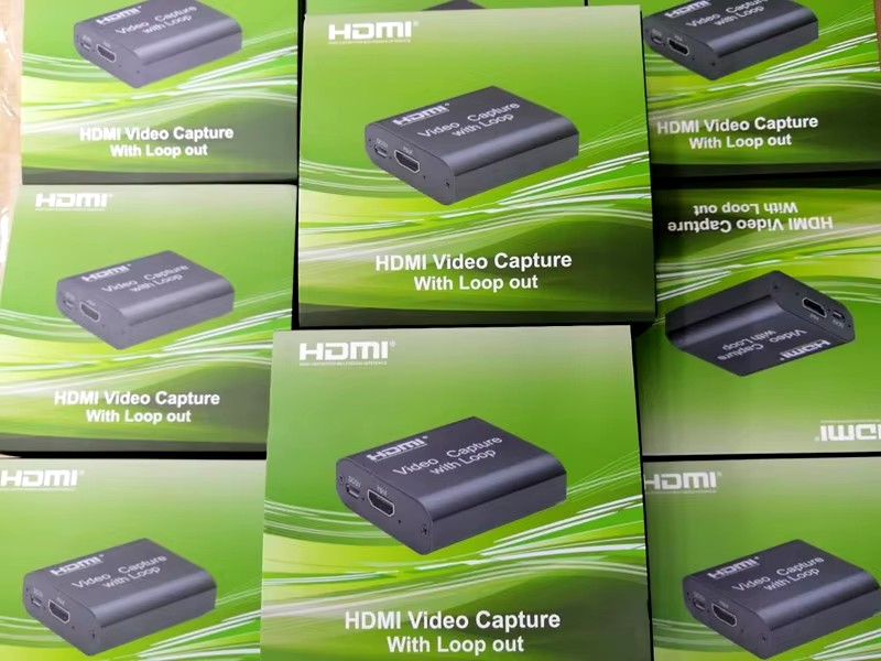 HDMI Video Capture Card with Audio – 4K Input, 1080P Output, USB Live Streaming & Recording for PC, Laptop, OBS, Twitch, YouTube, Plug & Play, Gaming, Vlogging, Webinar