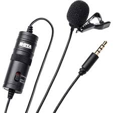Boya Single Wired Microphone – Professional Lavalier/Handheld Mic, Clear Audio, Noise Reduction, Plug & Play, Compatible with Smartphones, Cameras & PC