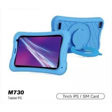 Modio M730 Kids Tablet – 7-Inch Android 10, 6GB RAM, 128GB/256GB Storage, 4G/5G LTE + WiFi, Quad-Core, Parental Control, Learning Apps, Protective Case & Stylus for Children
