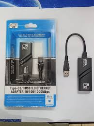 USB 3.0 to Gigabit Ethernet Adapter – High-Speed LAN Converter for Laptop, PC, MacBook, Chromebook