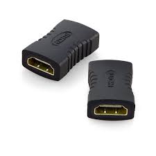 HDMI to HDMI Connector/Coupler – 19-Pin, 4K HD Video & Audio, Female-to-Female or Male-to-Male, Durable Signal Extender