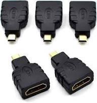 HDMI to Micro HDMI Adapter – Type-A Female to Type-D Male, 4K Support, Audio & Video Transmission – Compact Connector for Cameras, Tablets, Laptops