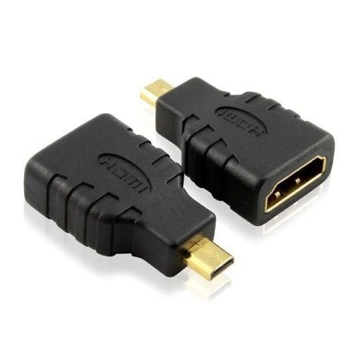 HDMI to Micro HDMI Adapter – Type-A Female to Type-D Male, 4K Support, Audio & Video Transmission – Compact Connector for Cameras, Tablets, Laptops